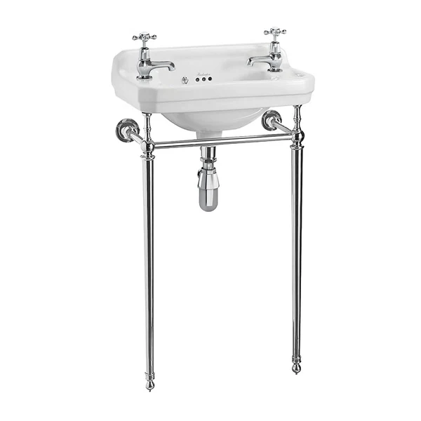 Burlington Edwardian 510 Rectangular Basin With Washstand - Image 3