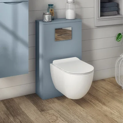 Alternative view of Crosswater Glide II Rimless Wall Hung WC Pan With Soft Close Toilet Seat - Gloss