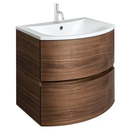 Alternative view of Crosswater Svelte 2-Drawer Wall Hung Vanity Unit With Cast Mineral Marble Basin