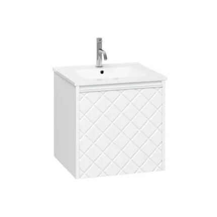 Alternative view of Crosswater Vergo 1-Drawer Wall Hung Vanity Unit With Ceramic Basin