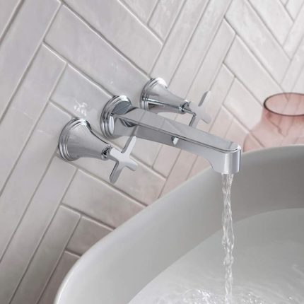 Alternative view of Crosswater Celeste Basin Mixer - Chrome