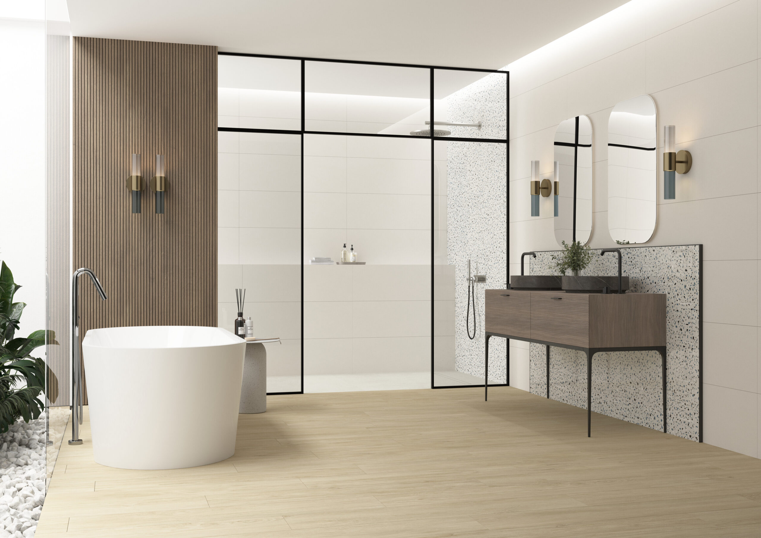 JOB LOT - 5 BOXES Tau Chromatic Talco 33x100 Wall Tile (€11.95 per m2) - Image 3