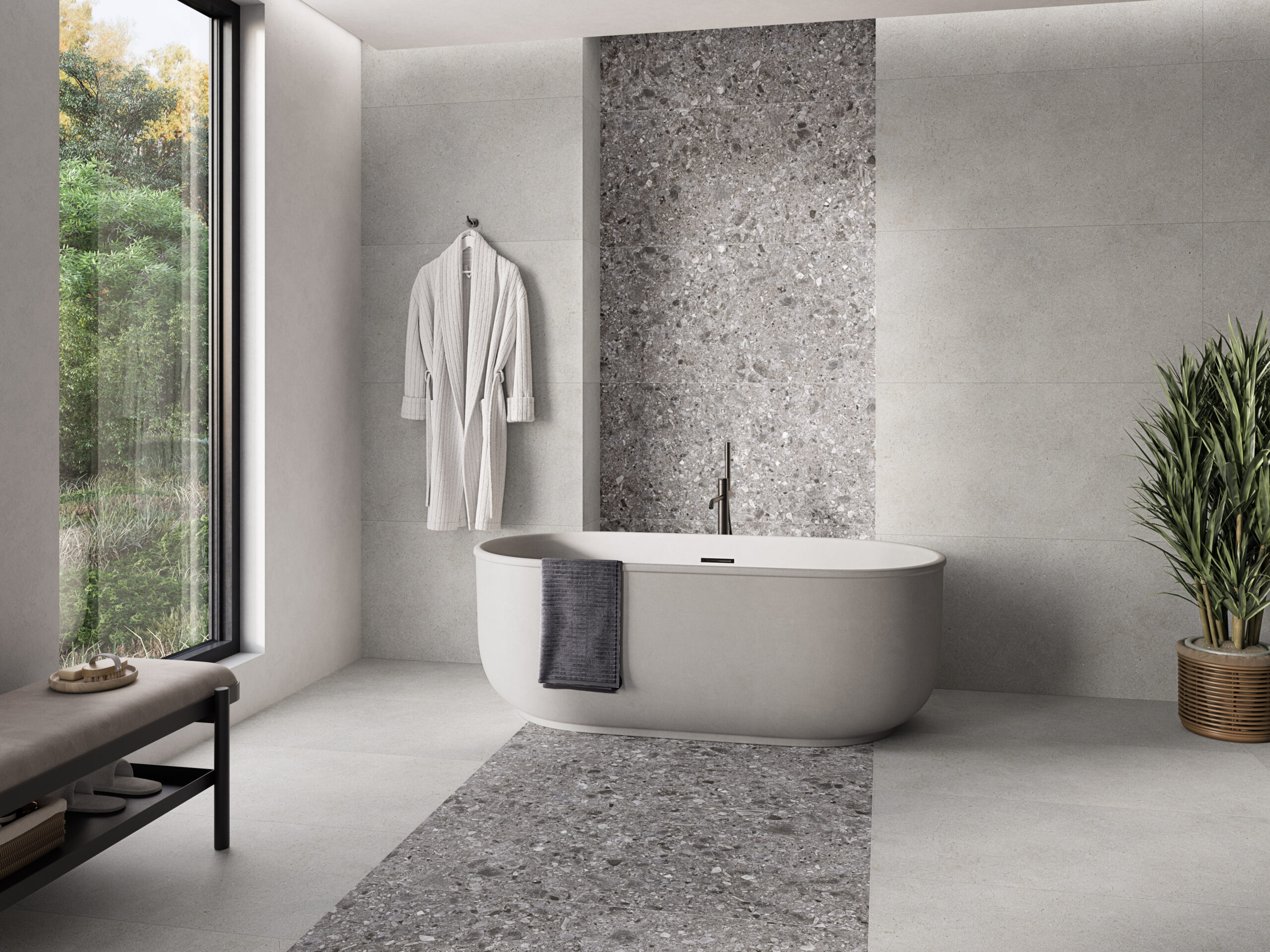 Grestone Dark 3D Soft 120x60