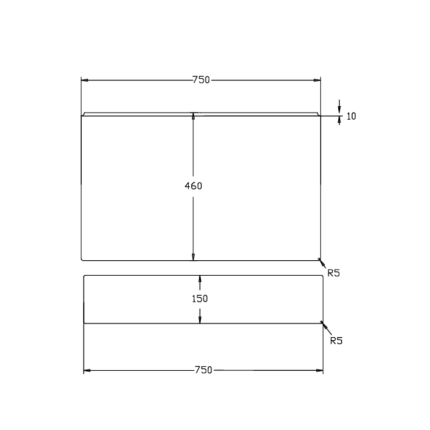 Alternative view of 2 Piece Adjustable Bath Panels