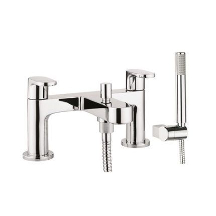Style Bath Shower Mixer with Kit - Chrome