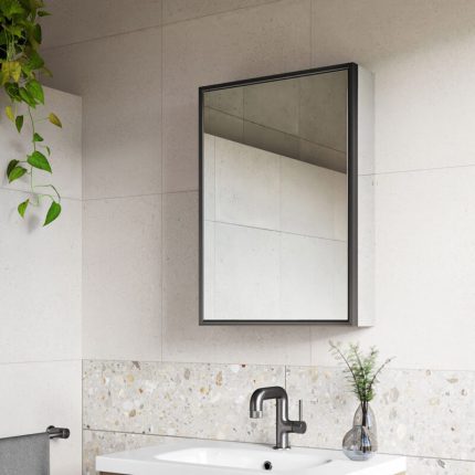 Alternative view of Corey LED Mirror Cabinet