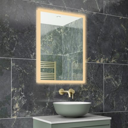 Alternative view of Darcy Bluetooth Audio LED Mirror