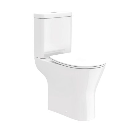 Preston Open Back Toilet Pan, Cistern & Seat