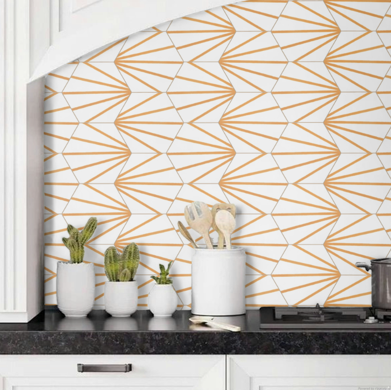 Meraki Line Mostaza Hex 19.8x22.8