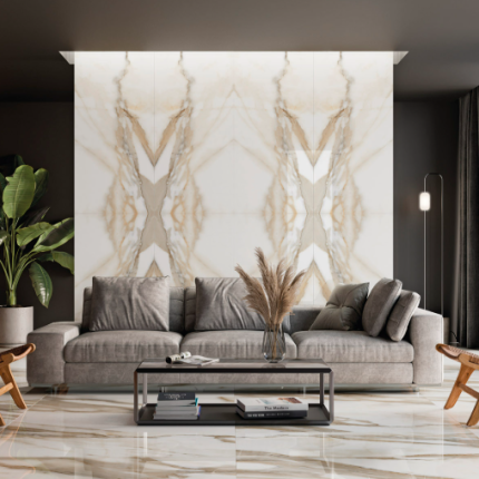Alternative view of Fanal Calacatta Gold Bookmatch 120x60 NPlus A