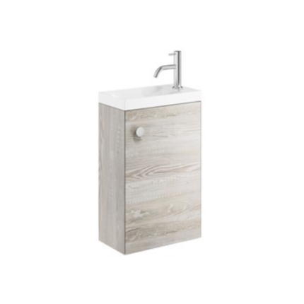Crosswater Alo Cloakroom Vanity Unit With Basin & Chrome Handle