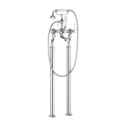 Belgravia Lever Bath Shower Mixer With Kit & Legs
