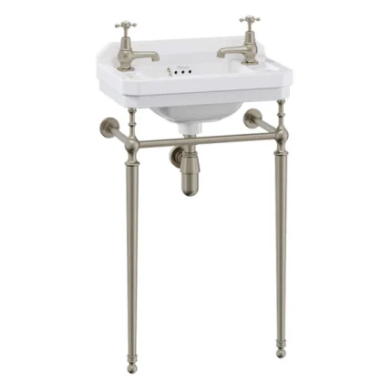 Alternative view of Burlington Edwardian 510 Rectangular Basin With Washstand