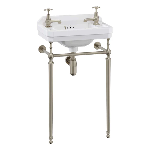 Burlington Edwardian 510 Rectangular Basin With Washstand - Image 2