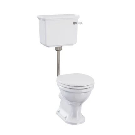 Alternative view of Burlington Guild Rimless Low-Level Toilet With Standard WC Pan Traditional
