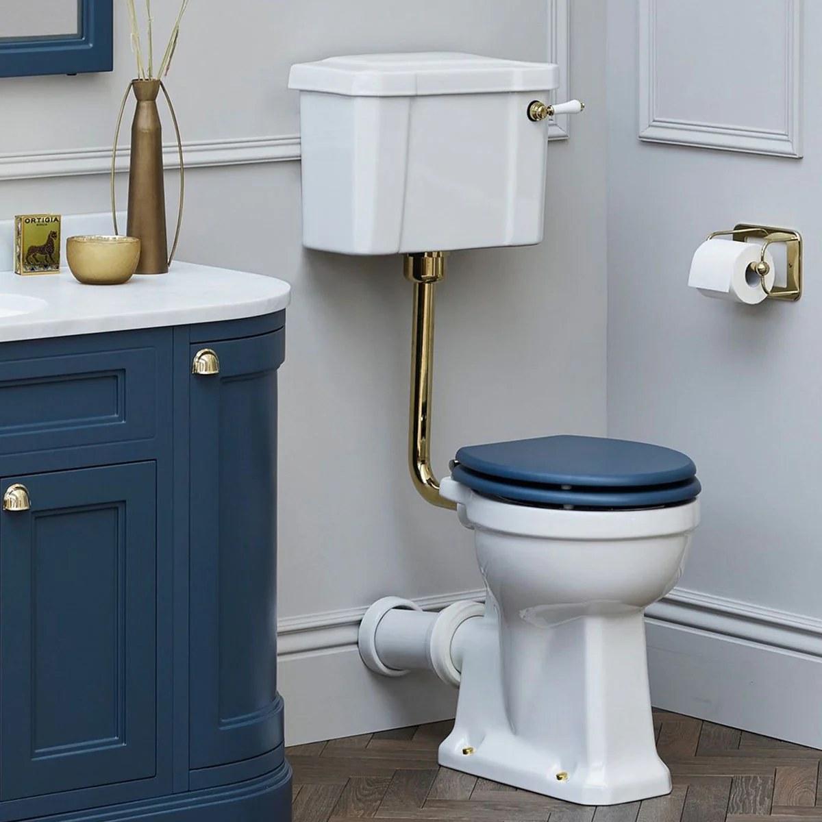 Burlington Regal Low-Level Toilet With Comfort Height WC Pan Traditional - Image 4