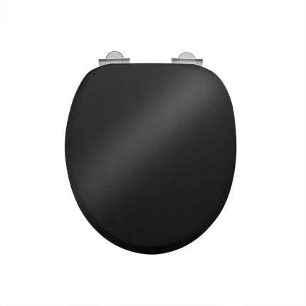 Alternative view of Burlington Jet Black Back To Wall Toilet Pan
