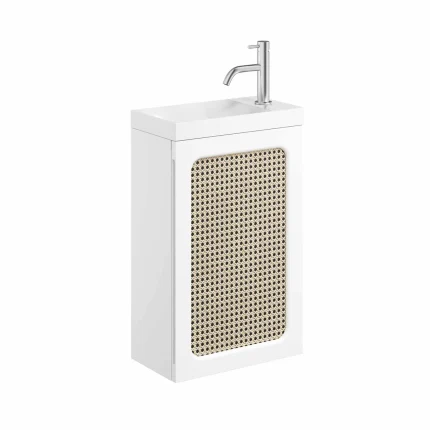 Alternative view of Crosswater Alo Rattan Cloakroom Vanity Unit With Basin