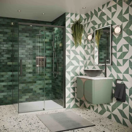 Crosswater Asura Sliding Shower Door & Side Panel