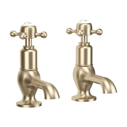 Alternative view of Belgravia Crosshead Cloakroom Basin Taps