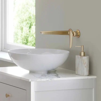 Alternative view of Crosswater Foile 2 Hole Wall Mounted Basin Mixer Tap