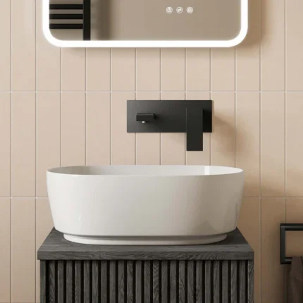 Alternative view of Crosswater Limit 2 Hole Wall Mounted Basin Mixer Tap