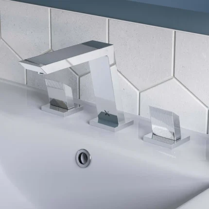 Alternative view of Crosswater Limit 3 Hole Deck Mounted Basin Mixer Tap