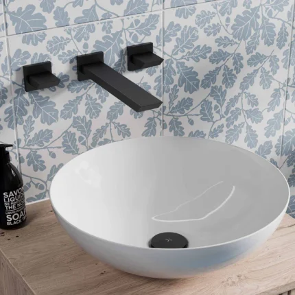 Alternative view of Crosswater Limit 3 Hole Wall Mounted Basin Mixer Tap