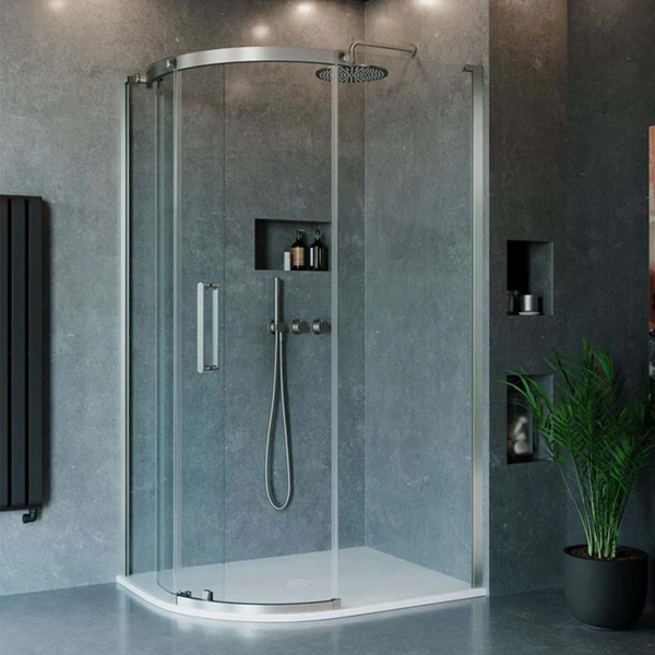 Crosswater Optix 10 Offset Quadrant Shower Door - Image 3