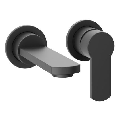 Crosswater Wisp Basin 2 Hole Set - Matt Black