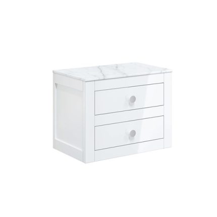 Alternative view of Crosswater Canvass Wall Mounted Vanity Unit With Carrara Worktop