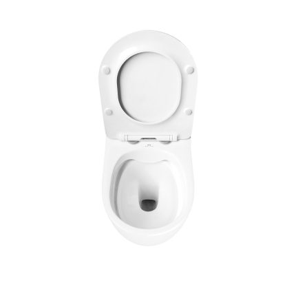 Alternative view of Edison Wall Hung Toilet Pan & Soft Close Seat