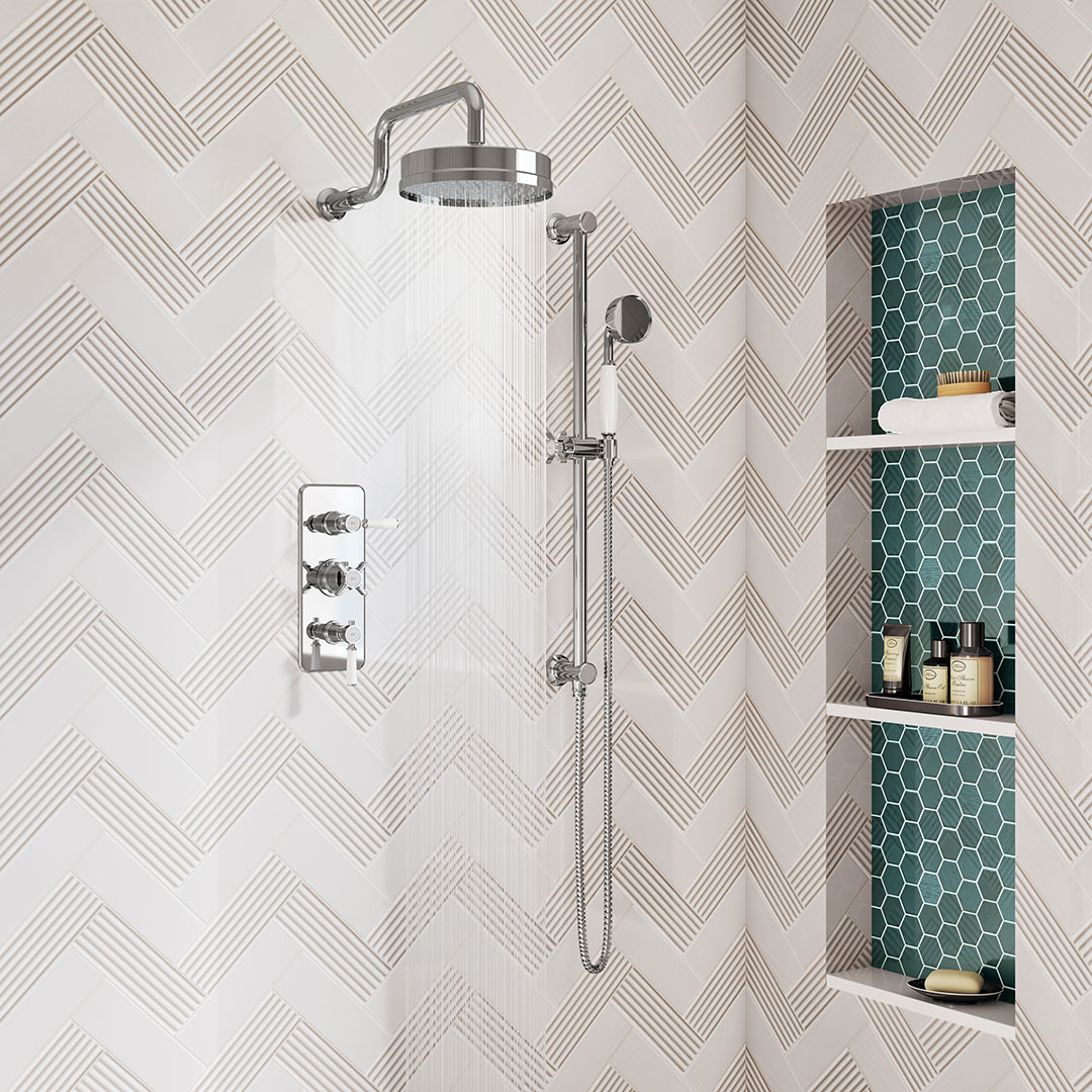 Farnham Triple Thermostatic Concealed Valve - Image 2