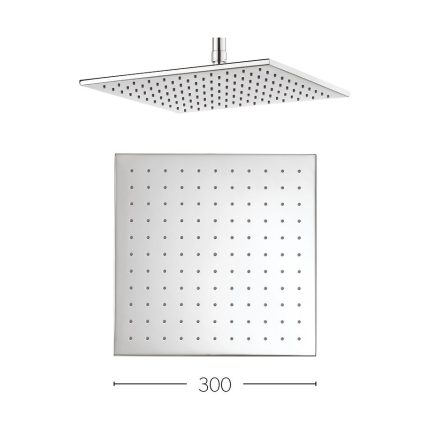 Alternative view of Zion Showerhead  400mm
