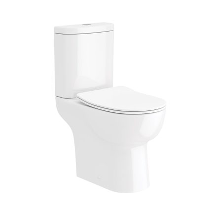 Finley Open Back Toilet Pan, Cistern & Seat