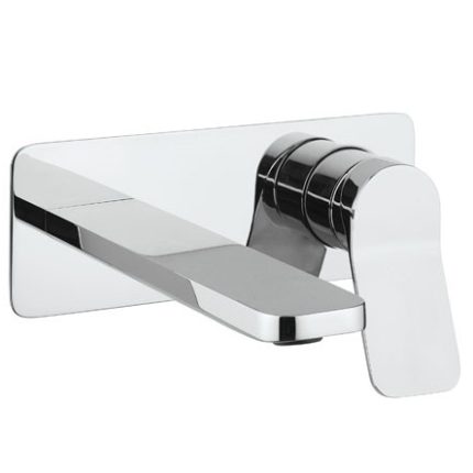 Crosswater Glide II Wall Mounted 2 Hole Basin Mixer Tap