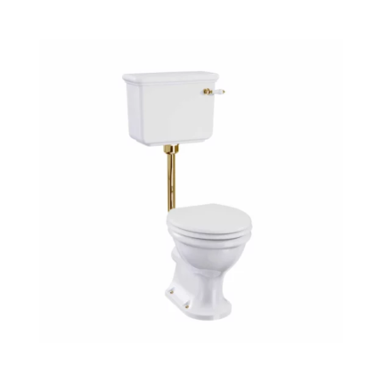 Burlington Guild Rimless Low-Level Toilet With Standard WC Pan Traditional
