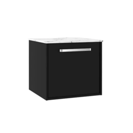 Crosswater Infinity 500 Single Drawer Wall Hung Vanity Unit With Worktop