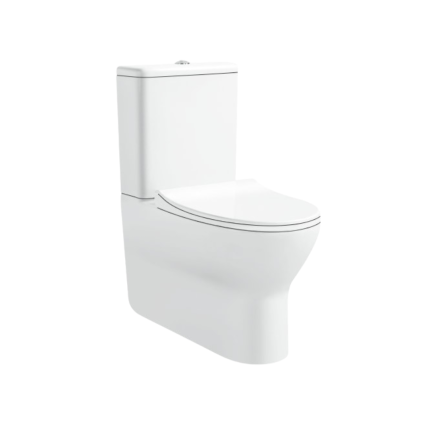 Metro Rimless Pan, Cistern & Seat