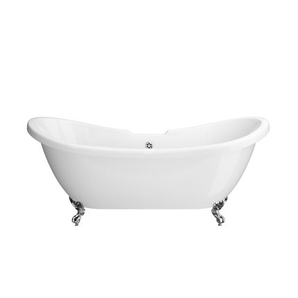 Traditional Double Slipper Freestanding Bath