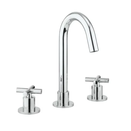 MPRO Crosshead Highneck 3 Hole Basin Mixer Tap