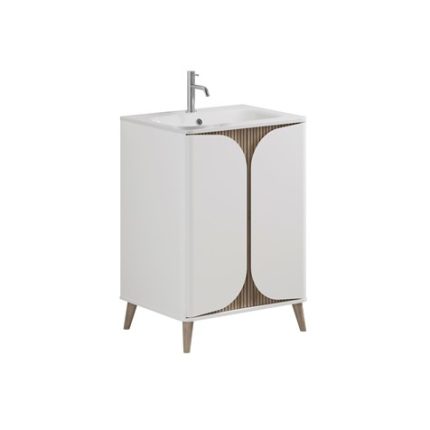 Alternative view of Tambour Floor Standing Vanity With Doors with 1TH Basin