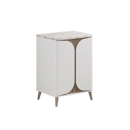 Alternative view of Tambour Floor Standing Vanity With Doors with Worktop