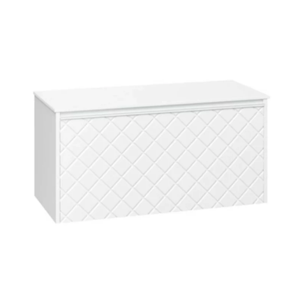 Crosswater Vergo 1-Drawer Wall Hung Vanity Unit With Worktop