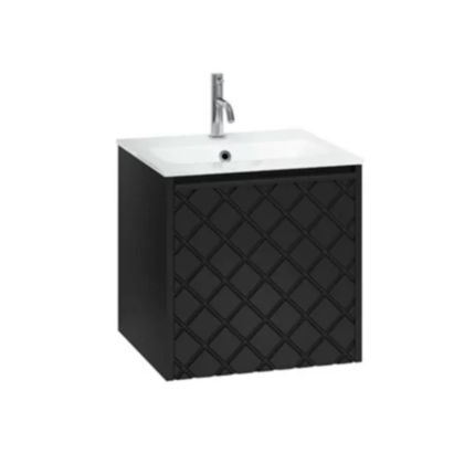 Crosswater Vergo 1-Drawer Wall Hung Vanity Unit With Ceramic Basin