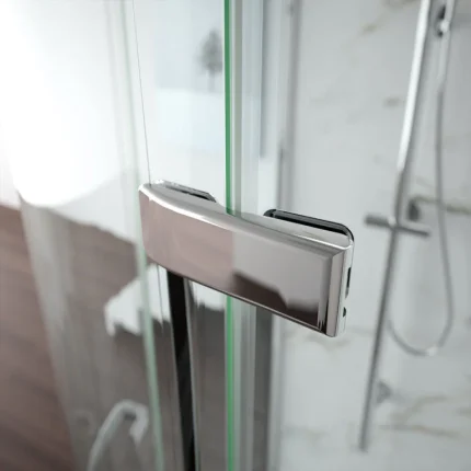 Alternative view of Merlyn 8 Series Frameless Offset Quadrant Single Shower Door