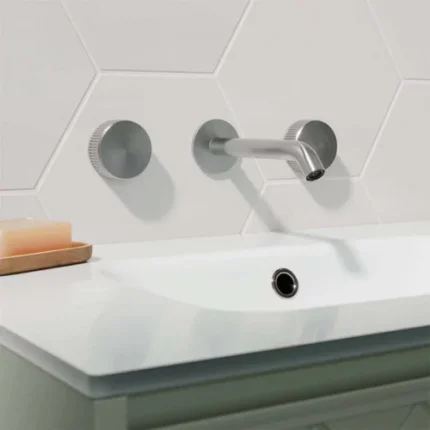 Alternative view of Crosswater 3ONE6 3 Hole Wall Mounted Basin Mixer Tap