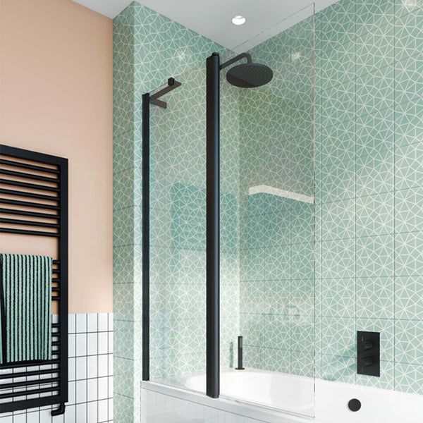 Crosswater Design 8 Double Panel Folding Pivot Shower Bath Screen - Image 4