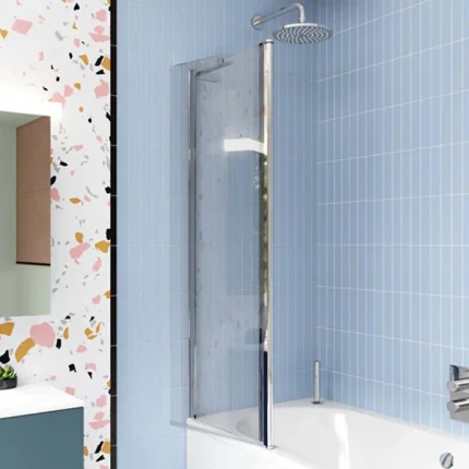 Alternative view of Crosswater Design 8 Double Panel Folding Pivot Shower Bath Screen