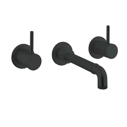 Alternative view of Crosswater MPRO Industrial 3 Hole Wall Mounted Basin Mixer Tap